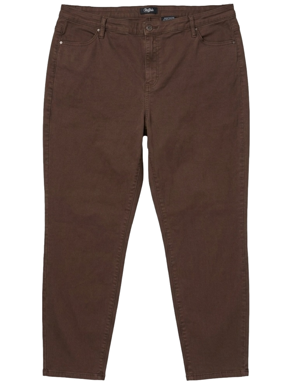 Buffalo David Bitton Hanna High Rise Skinny Jeans Brown Denim Plus Size 20